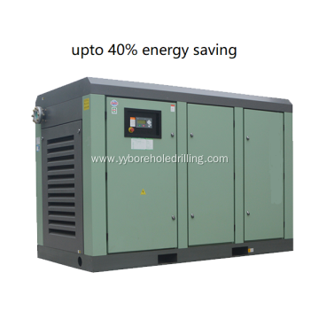 200KW two stage screw Air compressor for foundation